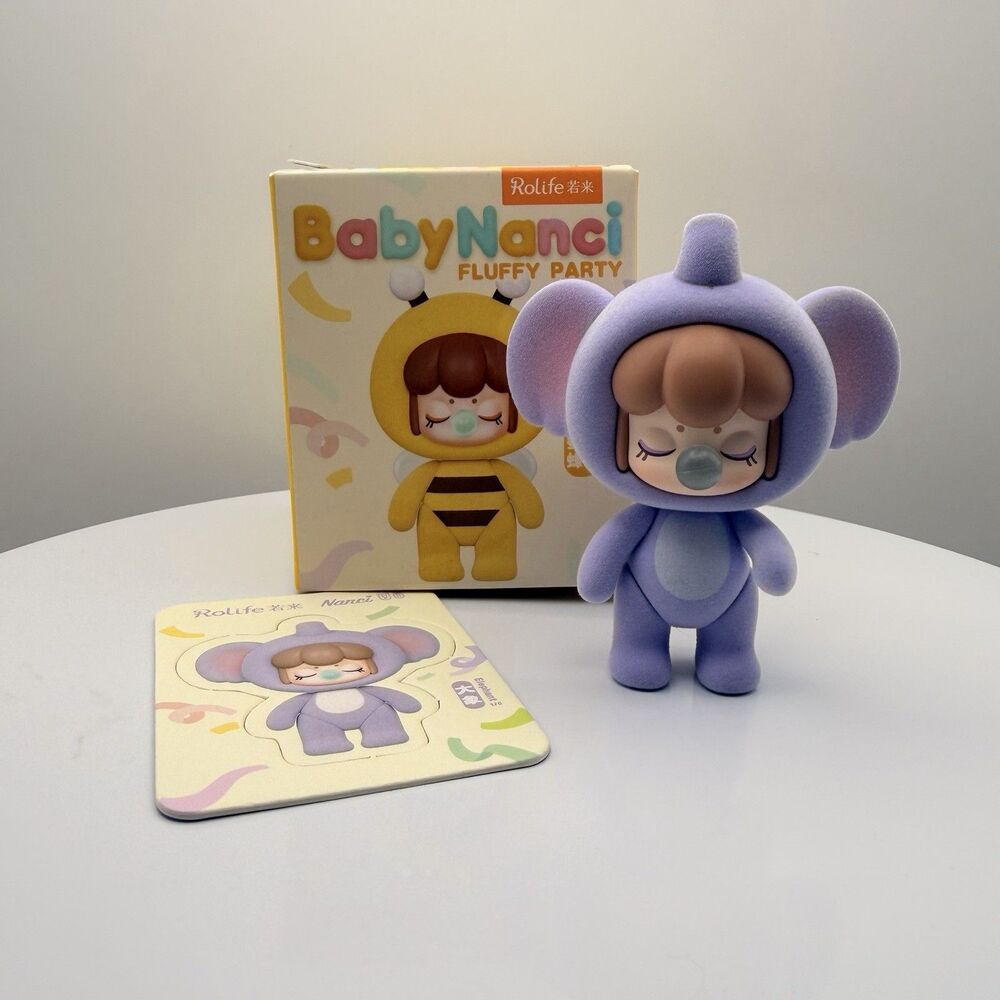 Rolife Baby Nanci Fluffy Party Series Flocked Figure Confirmed-  Elephant